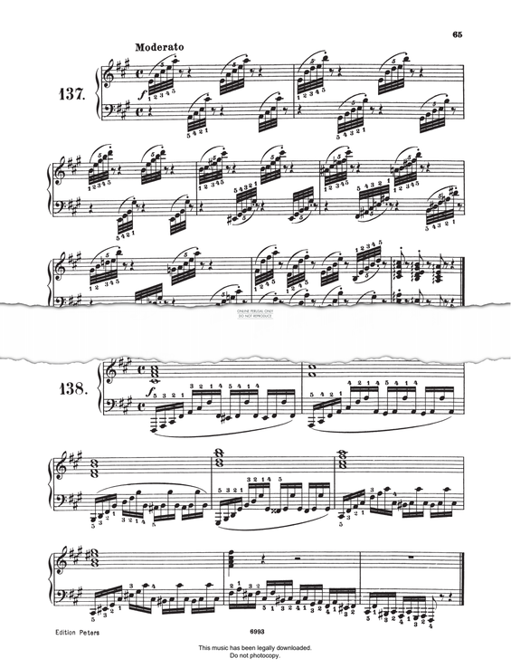 Produktgalerie: Seite 1 von 1 Study (Op. 821, No.138), Carl Czerny, Klavier