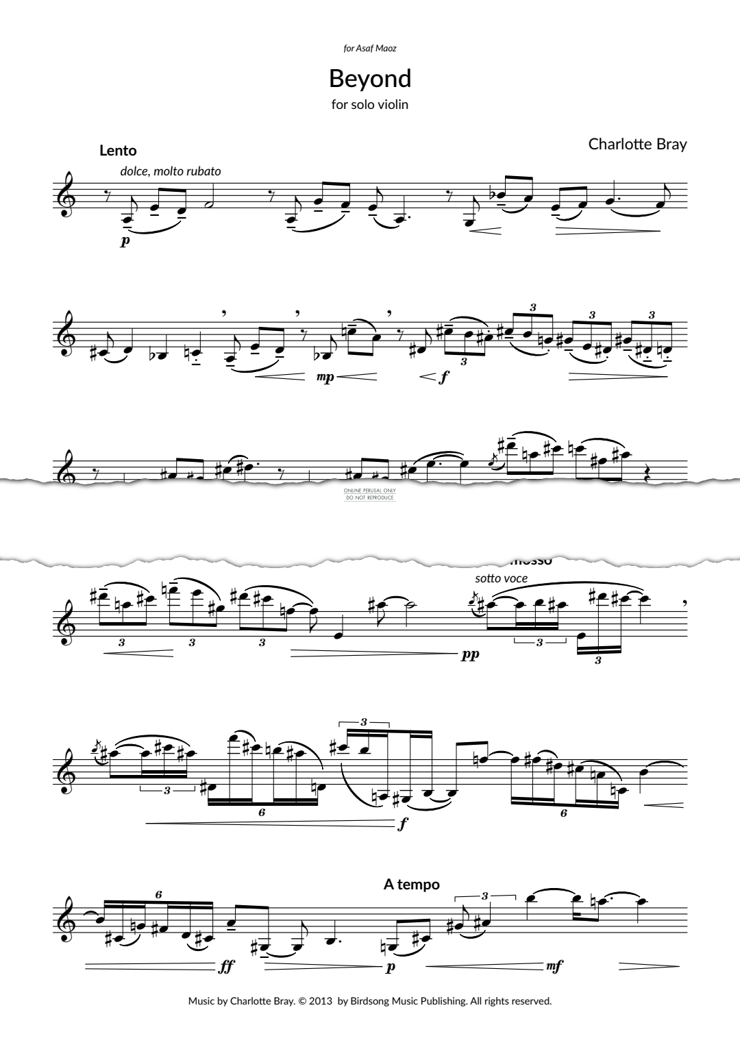 Produktgalerie: Seite 1 von 1 Beyond, Charlotte Bray, Violine