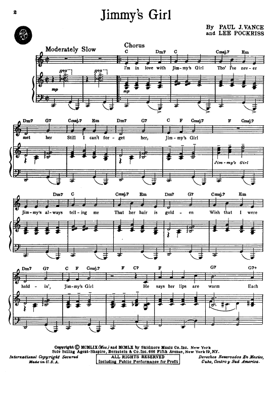 Produktbild zu: Jimmy's Girl  Johnny Tillotson 