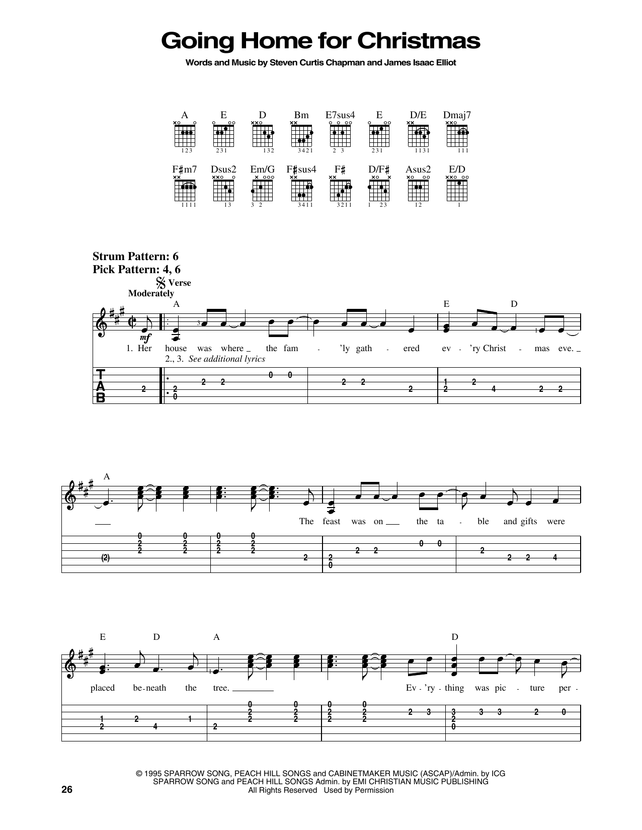 Produktgalerie: Seite 1 von 1 Going Home For Christmas, Steven Curtis Chapman, Gitarre
