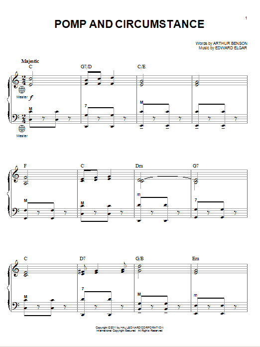 Product gallery: Page 1 of 1 Pomp And Circumstance, Edward Elgar