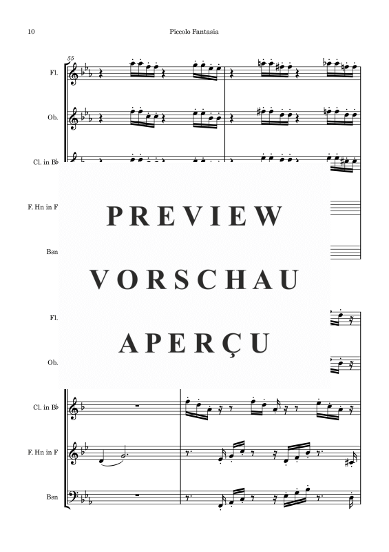 gallery: Serenade C-Moll, , Holzbläserquartett