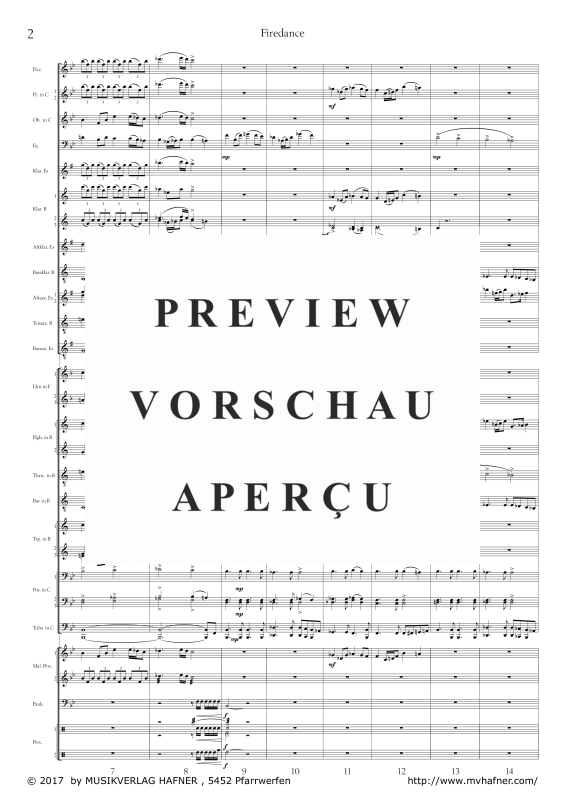 Product gallery: Page 7 of 11 Firedance, , (large wind orchestra)