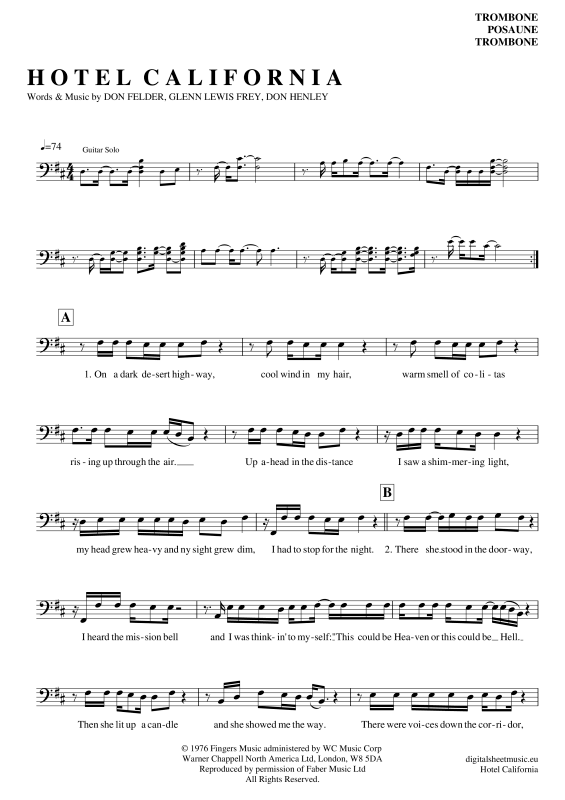 Product picture to: Hotel CaliforniaEagles