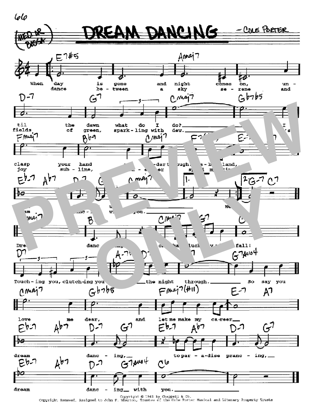 Product gallery: Page 1 of 1 Dream Dancing, Cole Porter
