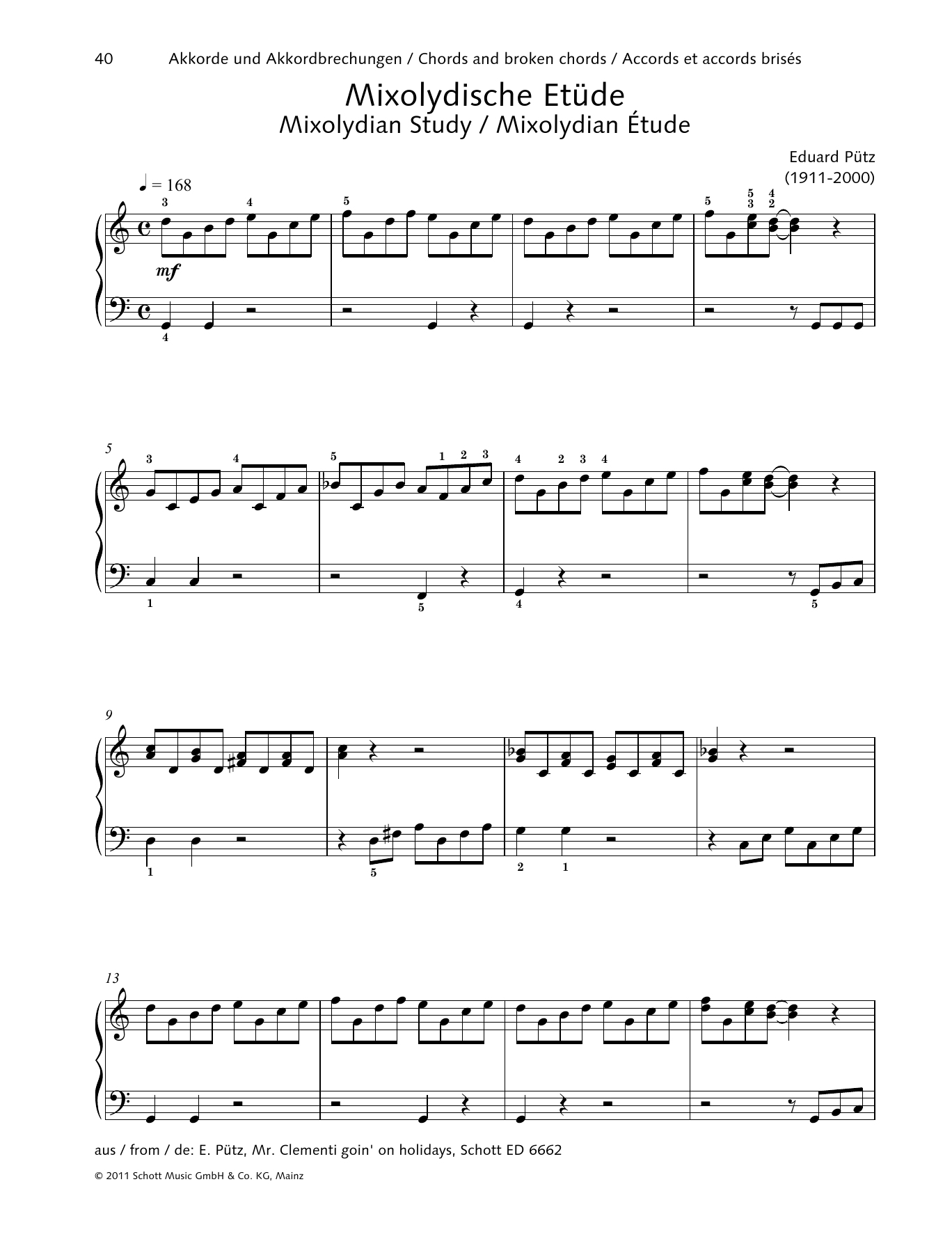 Product gallery: Page 1 of 1 Mixolydian Study, Eduard Pütz