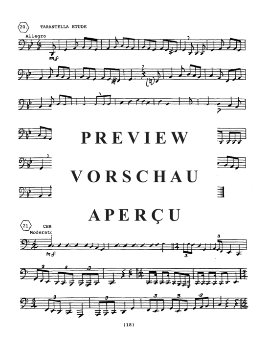 Product gallery: Page 20 of 21 Tuba Etudes at the Elementary Level , , (Tuba Solo)