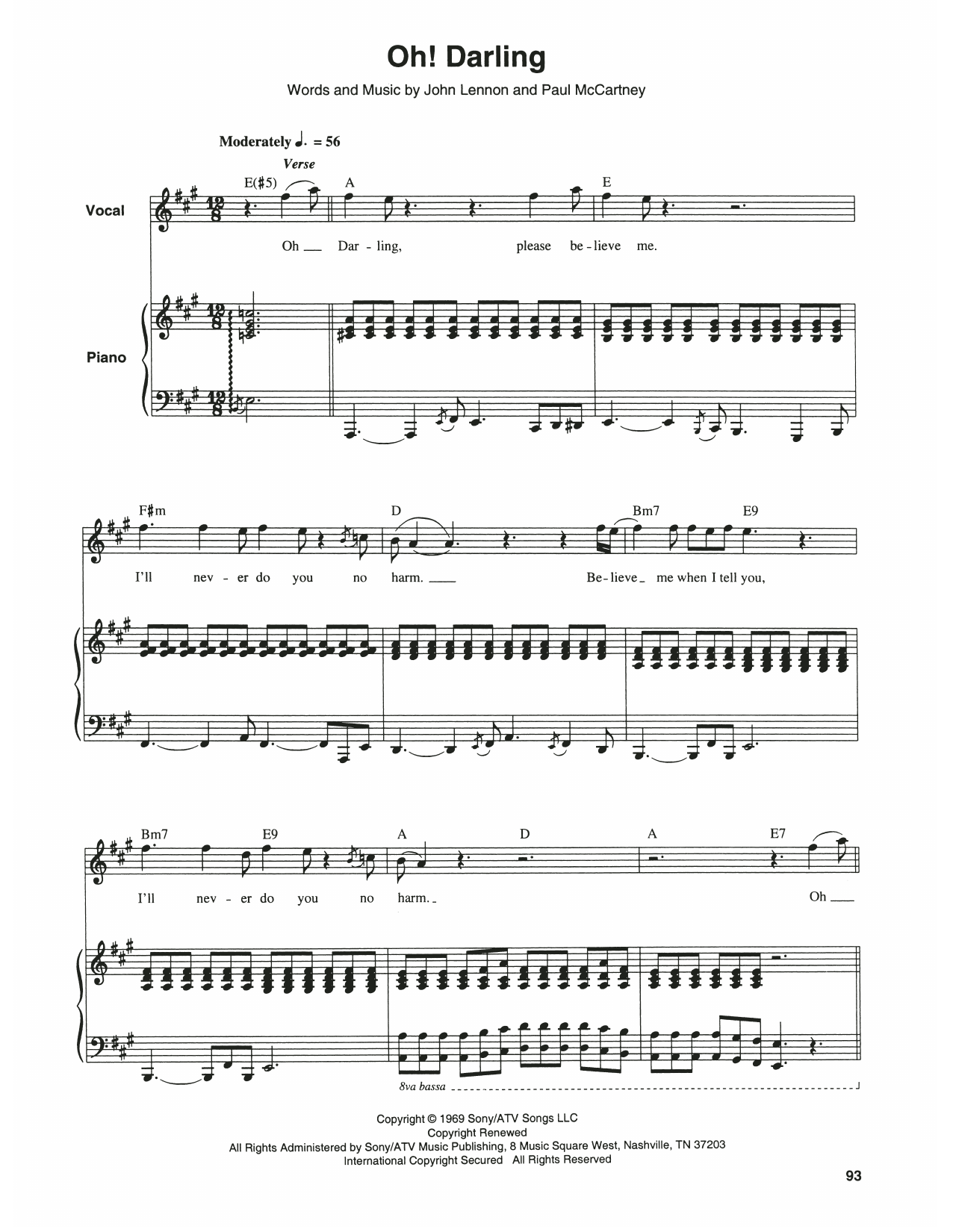 Product gallery: Page 1 of 1 Oh! Darling, The Beatles