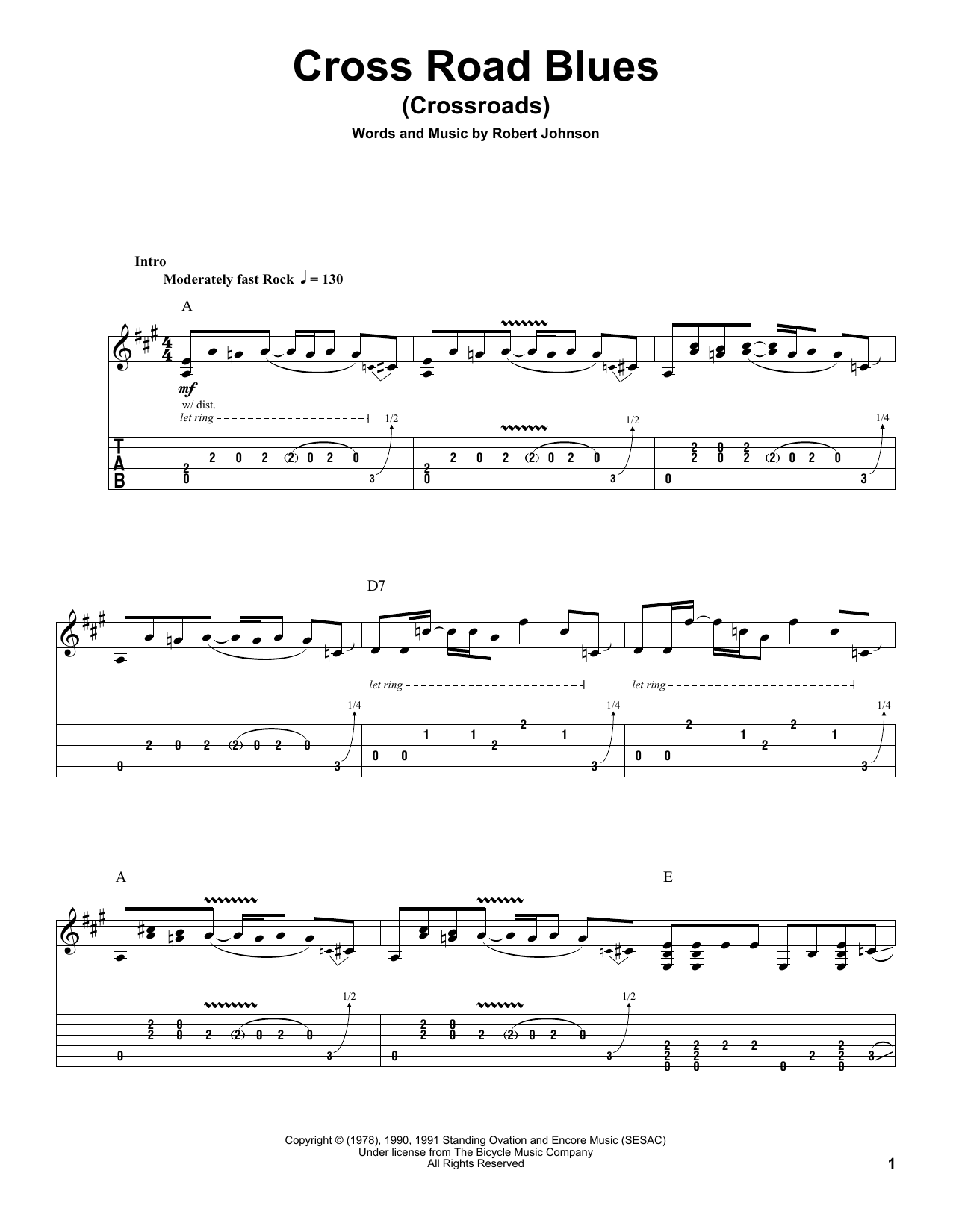 Produktbild zu: Cross Road Blues (Crossroads)