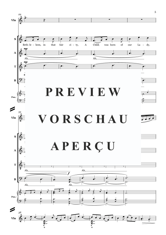 Produktgalerie: Seite 6 von 11 Be all Merry, , Violine Solo und Gemischter Chor