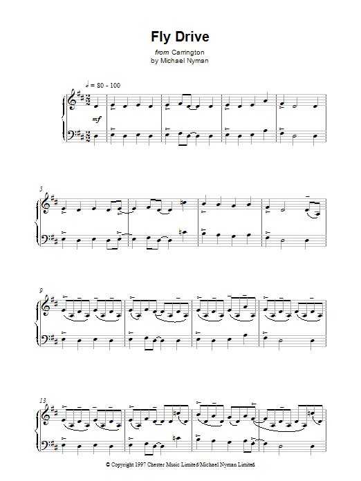 Product gallery: Page 1 of 1 Fly Drive, Michael Nyman