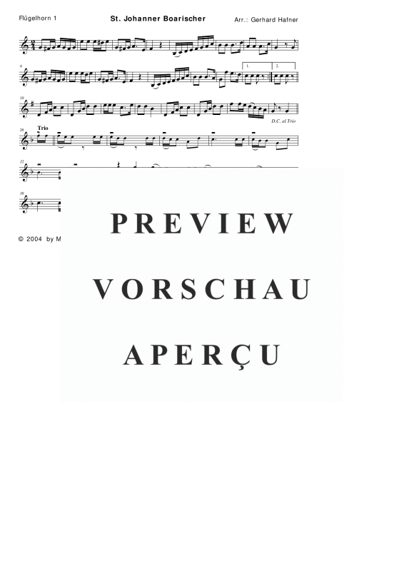 Product gallery: Page 5 of 11 St. Johanner Boarischer, , (woodwind and brass)