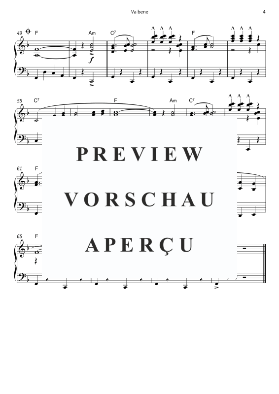 Produktgalerie: Seite 6 von 6 Va bene, Peter Kraus, Klavier Solo