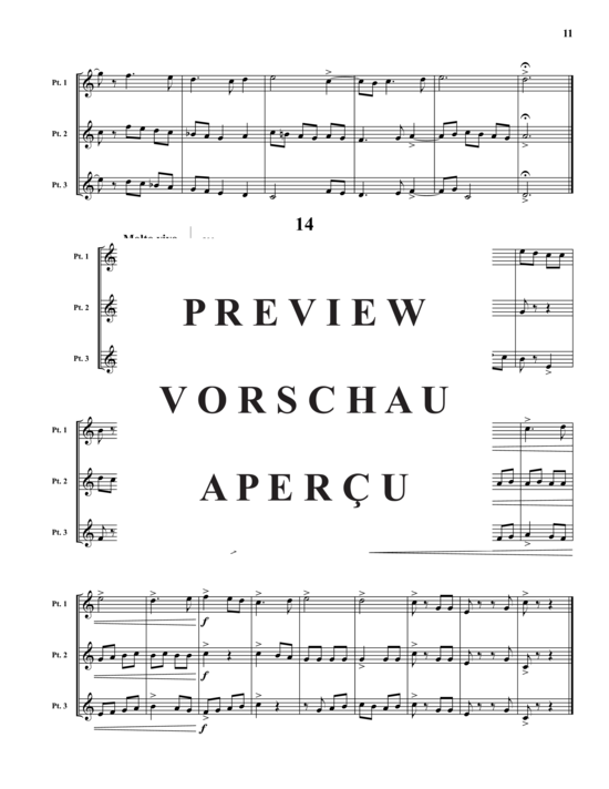 Produktgalerie: Seite 12 von 21 Musica Festiva – 15 kurze Sätze , , (Trompete Trio)