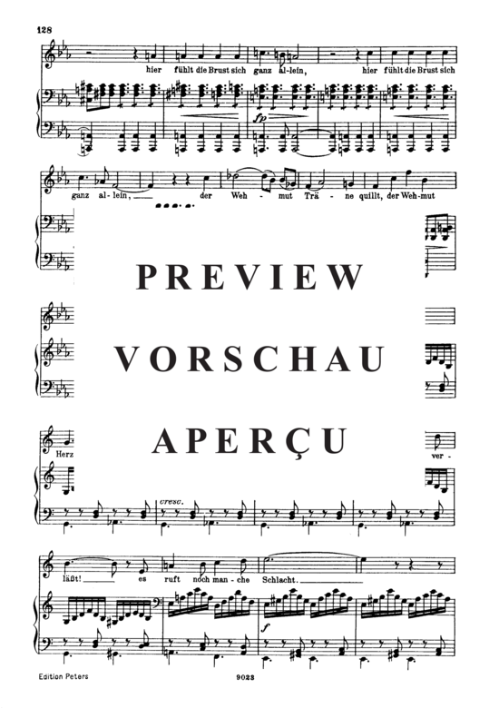 Product gallery: Page 4 of 6 Kriegers Ahnung, D.957-2 (Schwanengesang), , High Voice and Piano