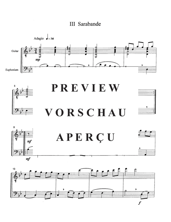 Produktgalerie: Seite 11 von 21 Suite for Euphonium and Electric Guitar , , (Euphonium + E-Gitarre)