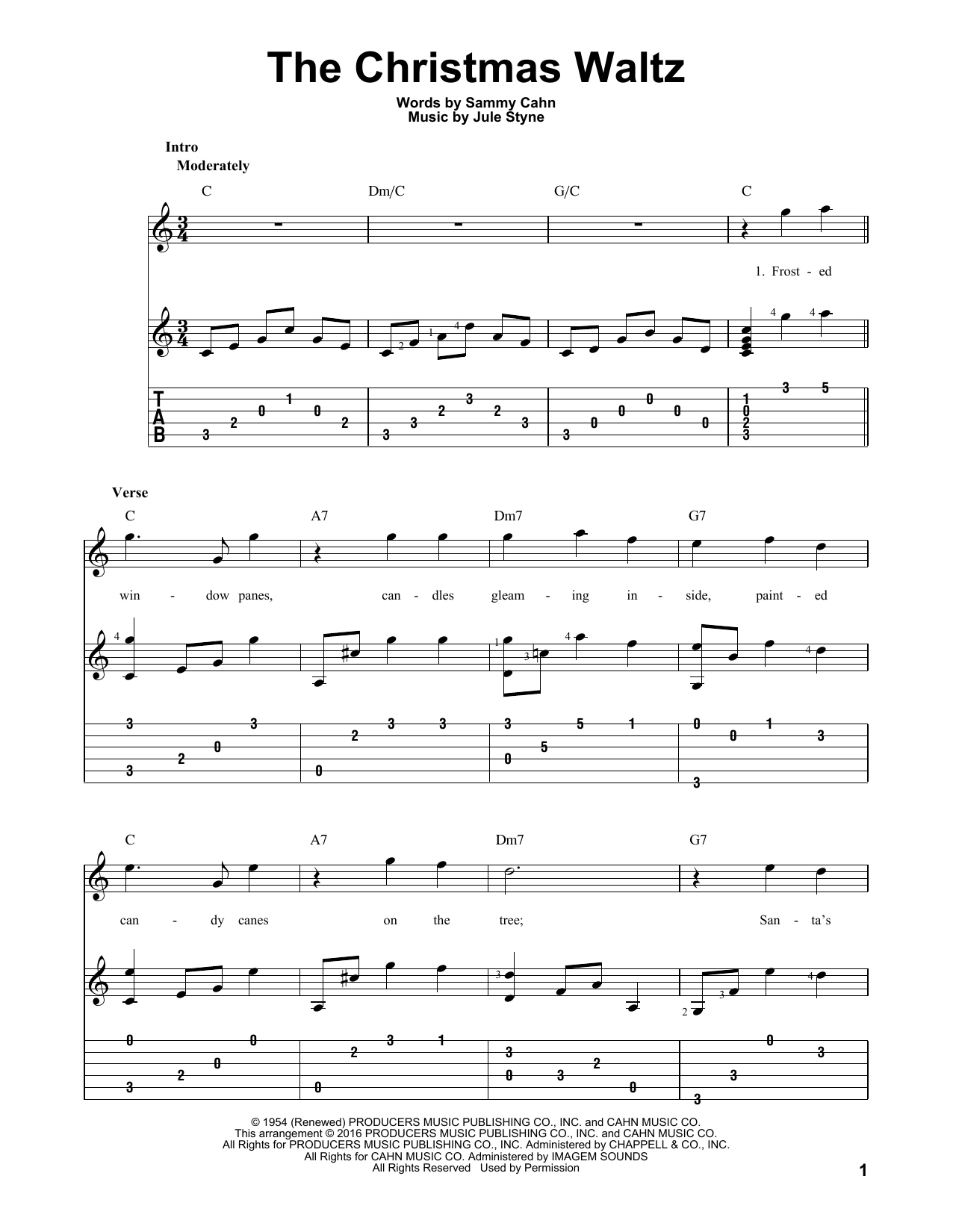 Produktbild zu: The Christmas Waltz