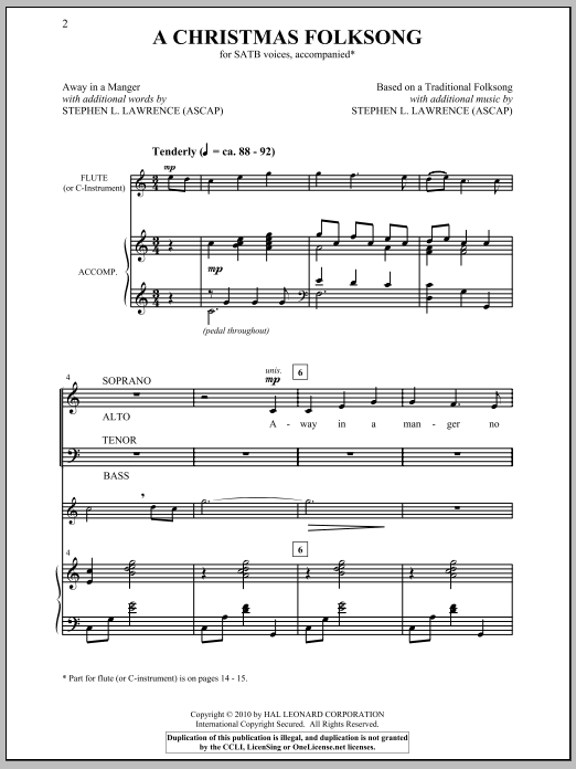 Product picture to: A Christmas Folksong