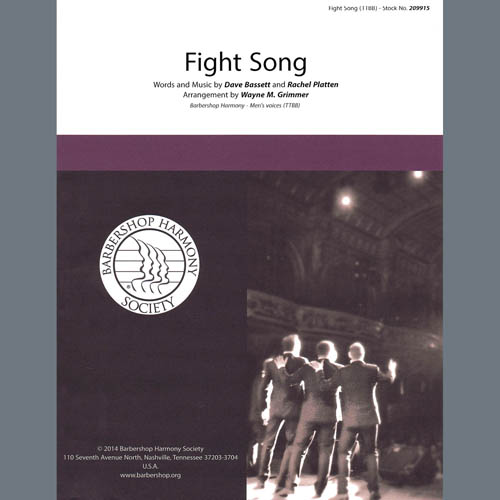 cover: Fight Song (arr. Wayne Grimmer), Rachel Platten