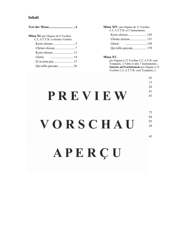 gallery: Missae XI - XVI (1663) - Band 2, , (Gemischter Chor 5-6 stimmig, 2-11 Instrumente und B.C.)
