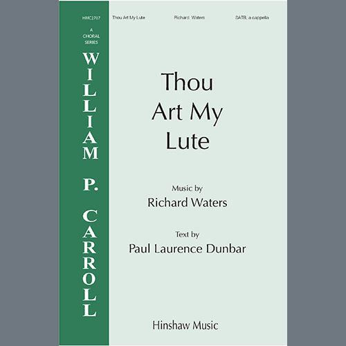cover: Thou Art My Lute, Richard Waters, Chor