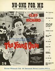 cover: No One For Me (from 'The Young Ones'), Cliff Richard, Gesang, Gitarre, Klavier