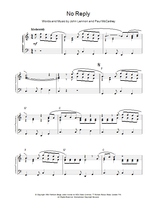 Product gallery: Page 1 of 1 No Reply, The Beatles