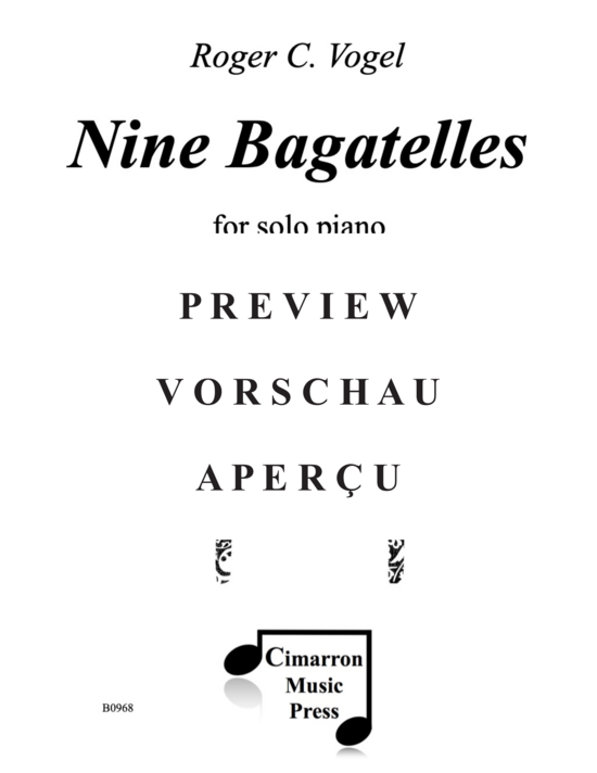Product gallery: Page 2 of 21 Nine Bagatelles , , (