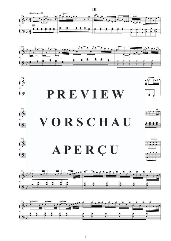 Produktgalerie: Seite 7 von 11 Cembalo Sonate Nr. 4 in G-Moll Op.1, , Cembalo/Klavier Solo