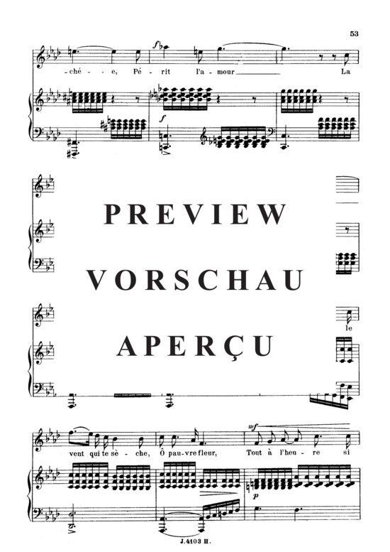 gallery: Fleur jetée Op.39 No.2 , , (Gesang hoch + Klavier)