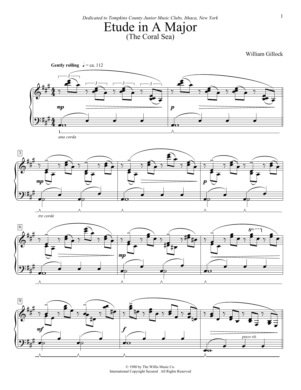 Produktbild zu: Etude In A Major (The Coral Sea)