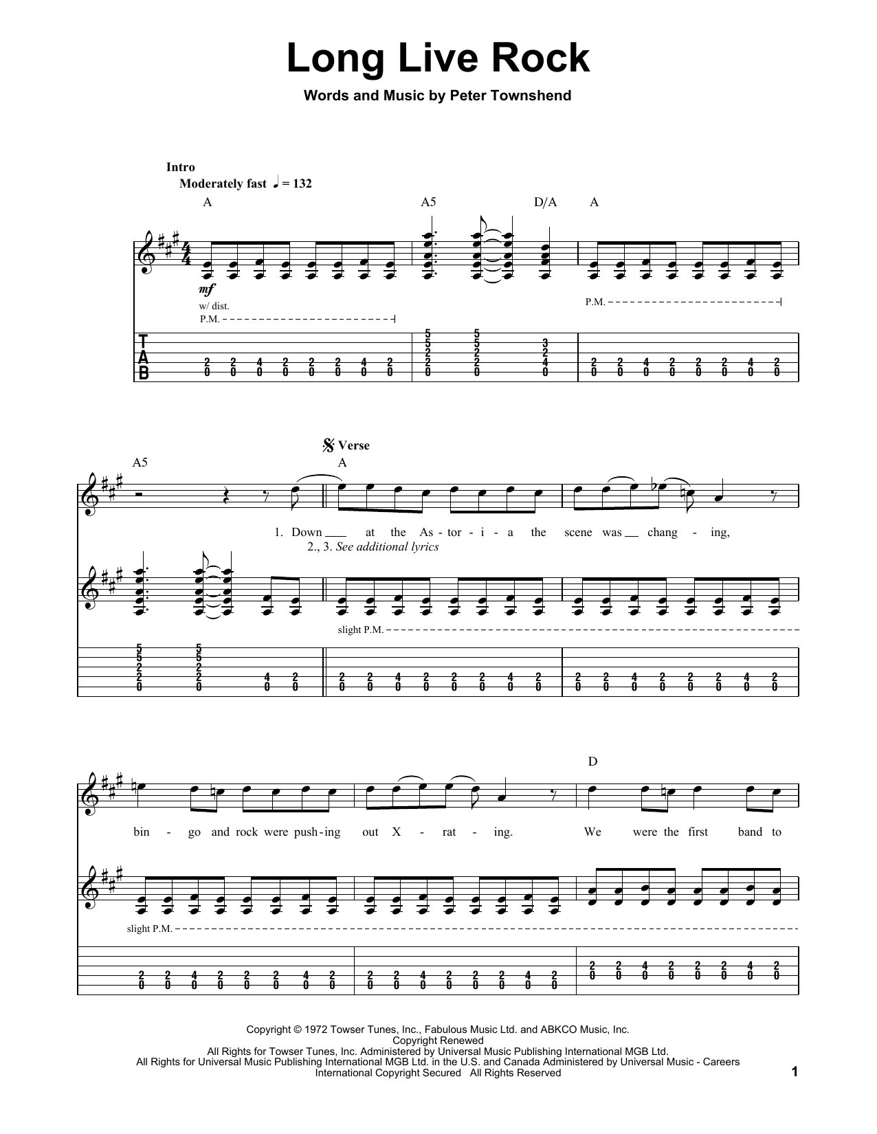 Produktbild zu: Long Live Rock