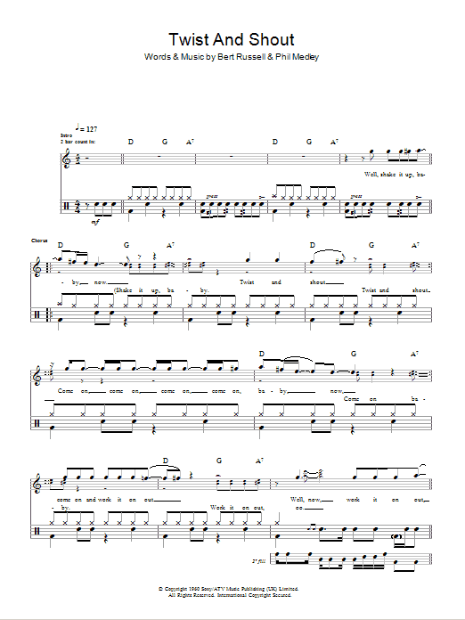 Produktgalerie: Seite 1 von 1 Twist And Shout, The Beatles, Melodieinstrument