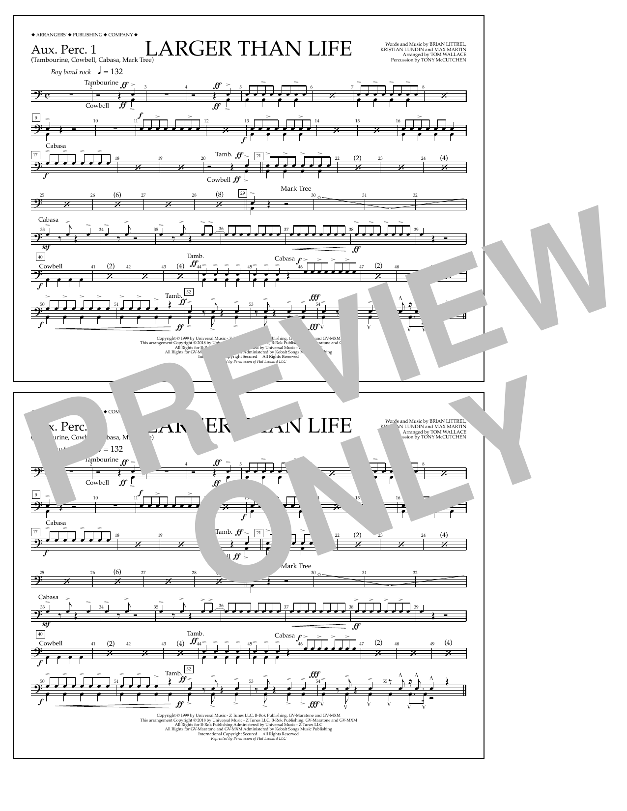 Product picture to: Larger Than Life - Aux. Perc. 1