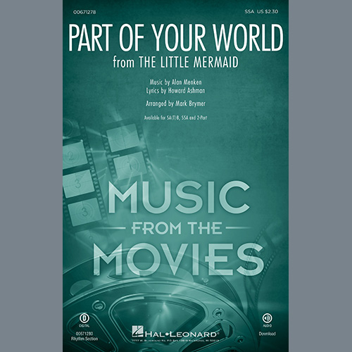 Product picture to: Part Of Your World (from The Little Mermaid) (arr. Mark Brymer)