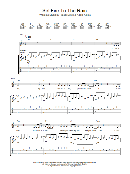 Produktbild zu: Set Fire To The Rain