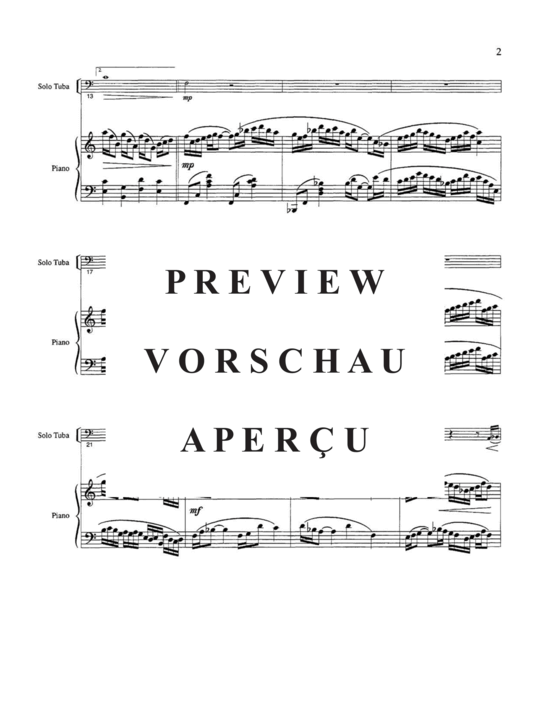 Produktgalerie: Seite 7 von 21 Suite No. 3 , , (Tuba + Klavier)