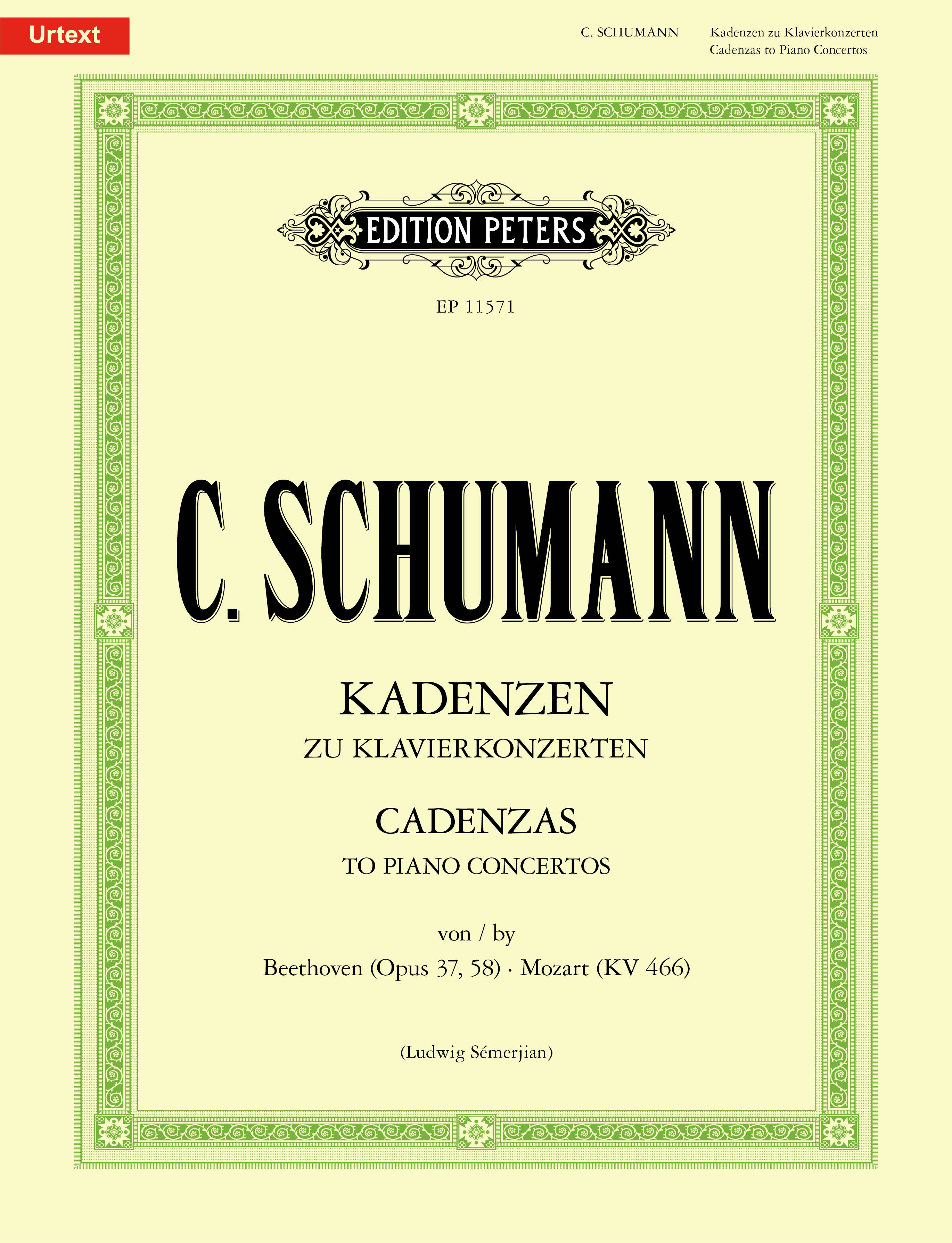 Produktbild zu: Cadenza to Mozart's Piano Concerto in D Minor K466, third movement (revised version)