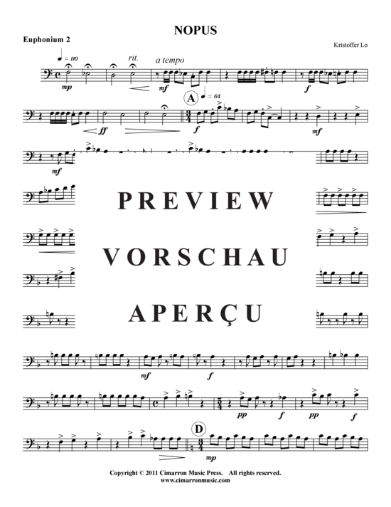 Product gallery: Page 10 of 17 Nopus , , (Tuba Quartet: 2x Baritone, 2xTuba)