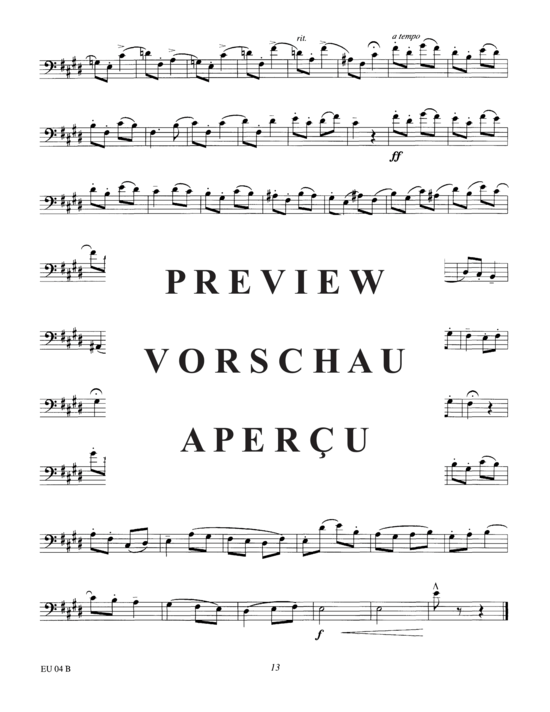 Product gallery: Page 17 of 21 Etudes for Euphonium, Vol. 4 , , (Euphonium Solo)