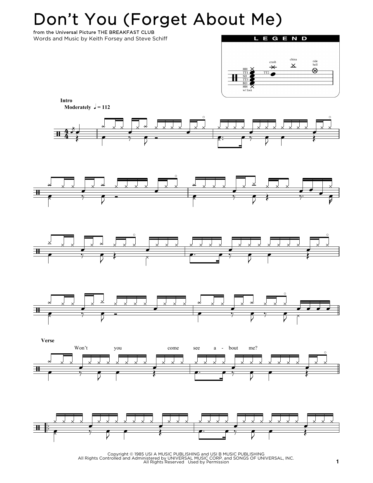 Product gallery: Page 1 of 1 Don't You (Forget About Me), Simple Minds