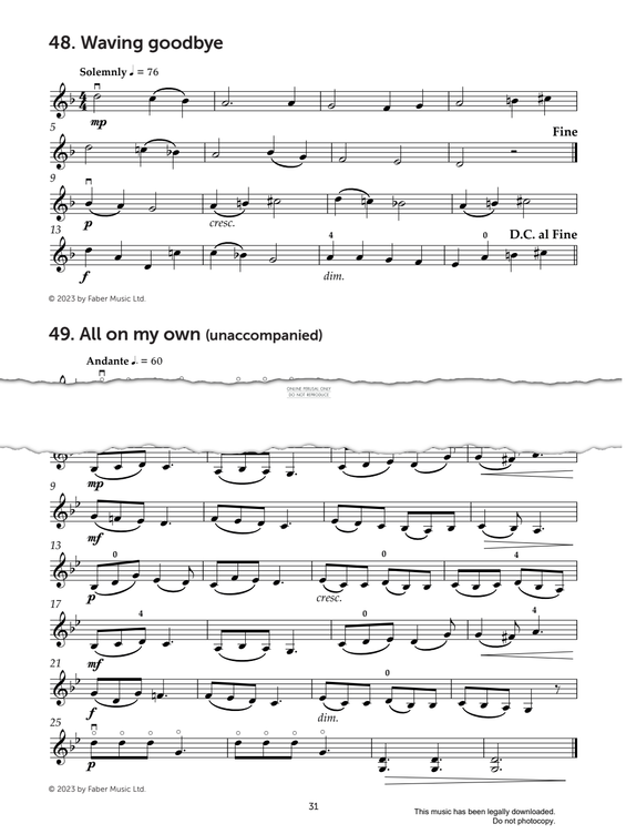 Produktgalerie: Seite 1 von 1 All On My Own, Mark Wilson, Violine