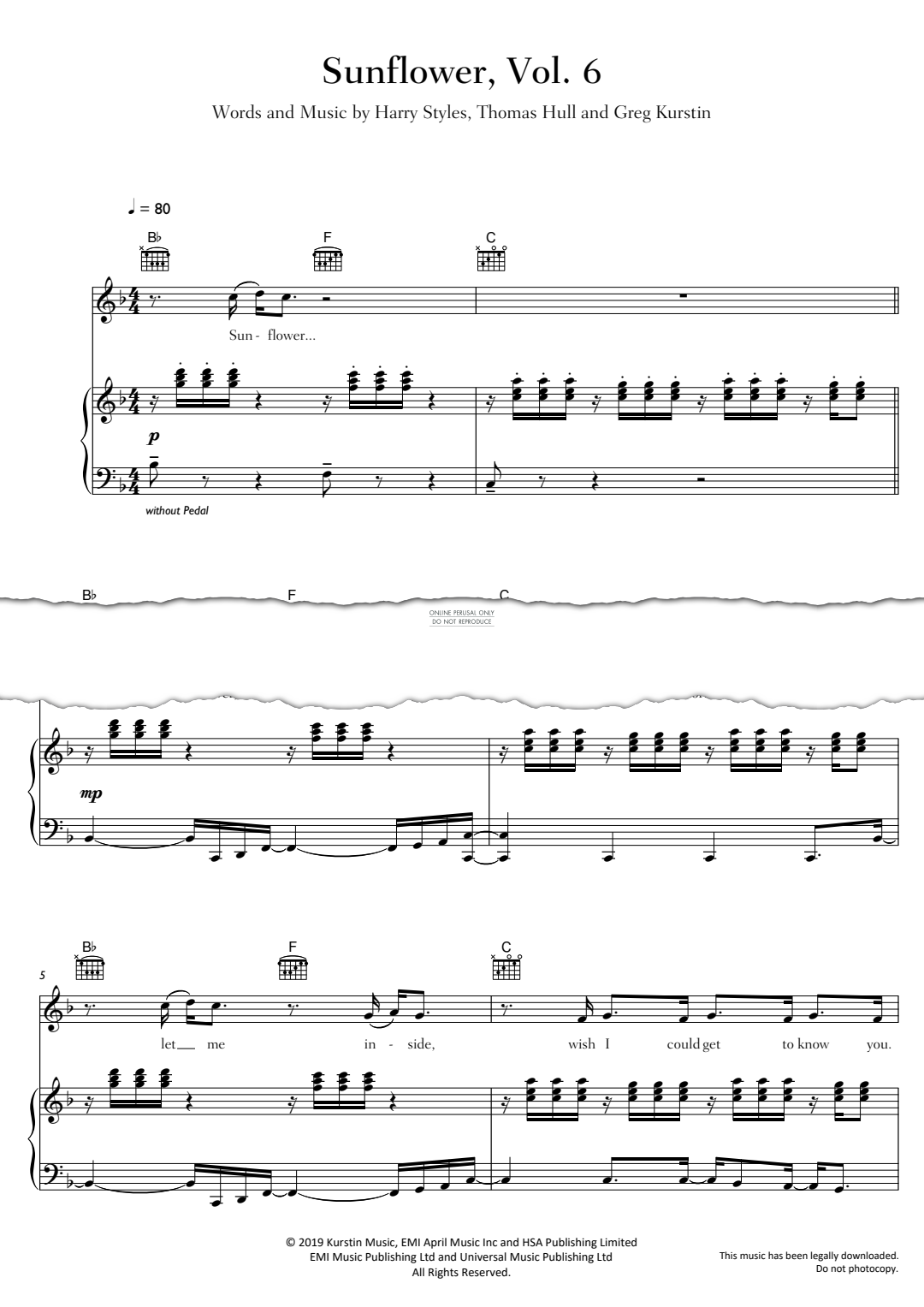 gallery: Sunflower, Vol.6, Harry Styles