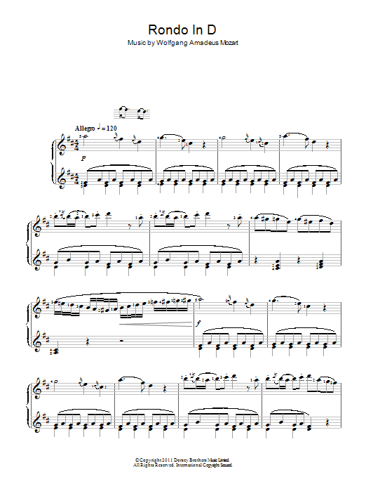 Produktbild zu: Rondo In D