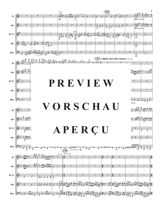Produktgalerie: Seite 4 von 21 Winds Through the Bluegrass , , (Holzbläser-Quintett)