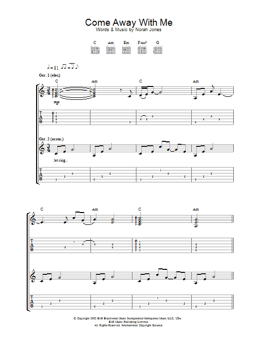 Product gallery: Page 1 of 1 Come Away With Me, Norah Jones