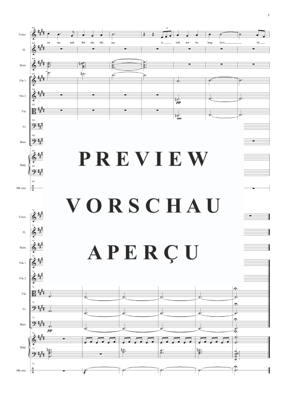 Produktgalerie: Seite 8 von 11 She Moved through the Fair, , Solo Gesang und kleines Orchester