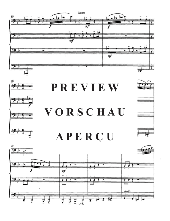 Product gallery: Page 15 of 21 Prelude and Dance , , (Tuba Quartett EETT)