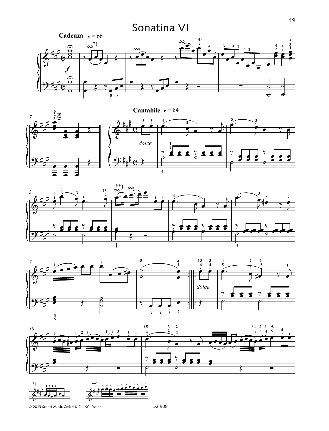 Produktbild zu: Sonatina VI