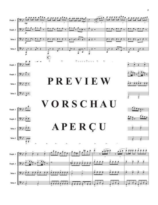 Product gallery: Page 4 of 21 Tancredi Ouvertüre , , (Tuba Quartet: 2x Baritone, 2xTuba)